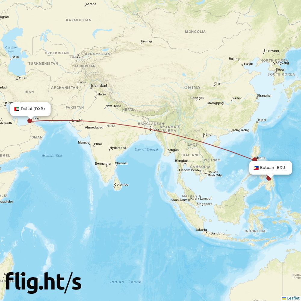 BXU-DXB