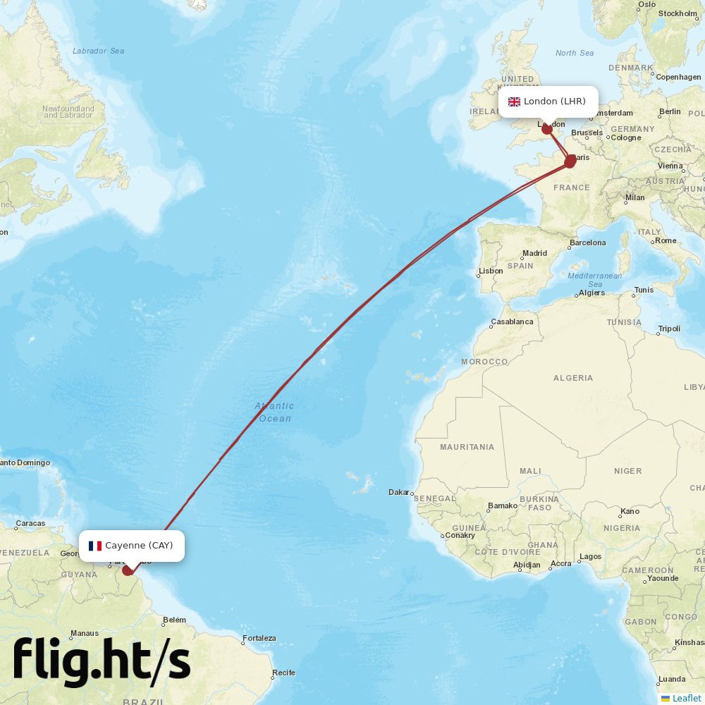 CAY-LHR