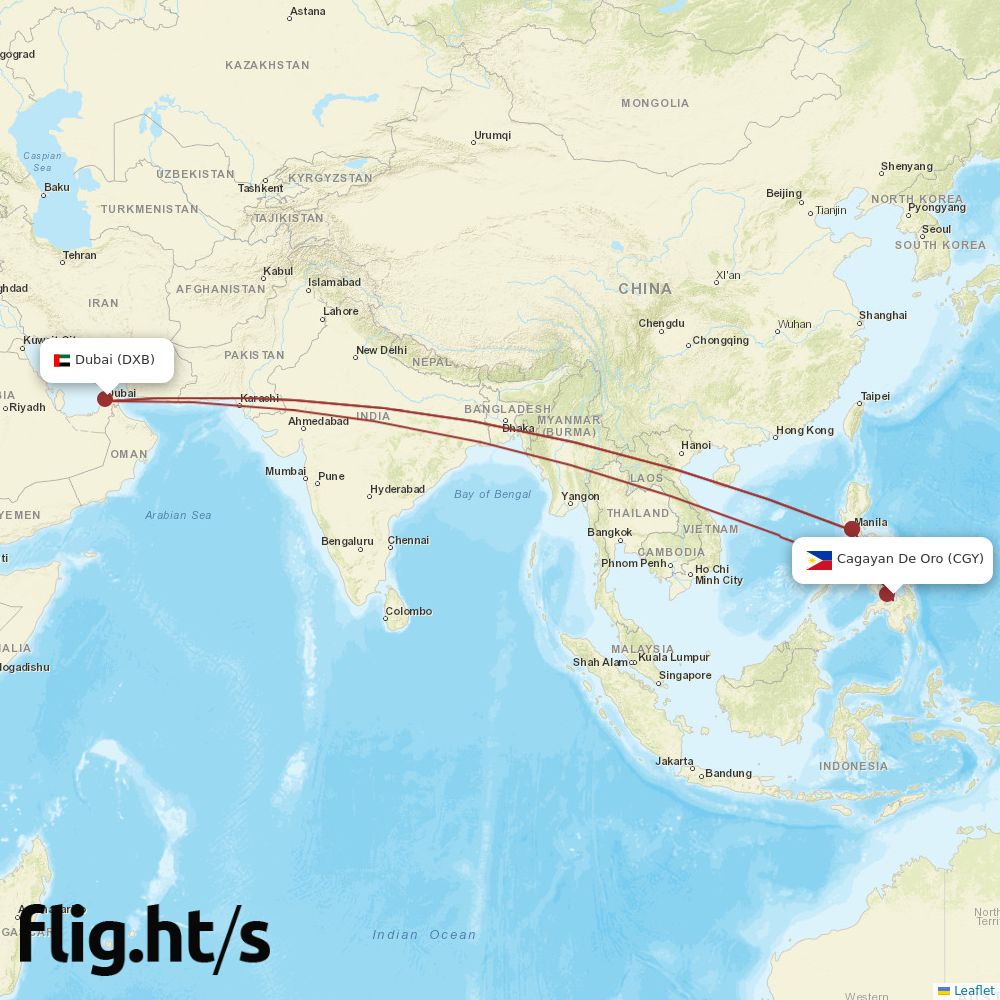 CGY-DXB