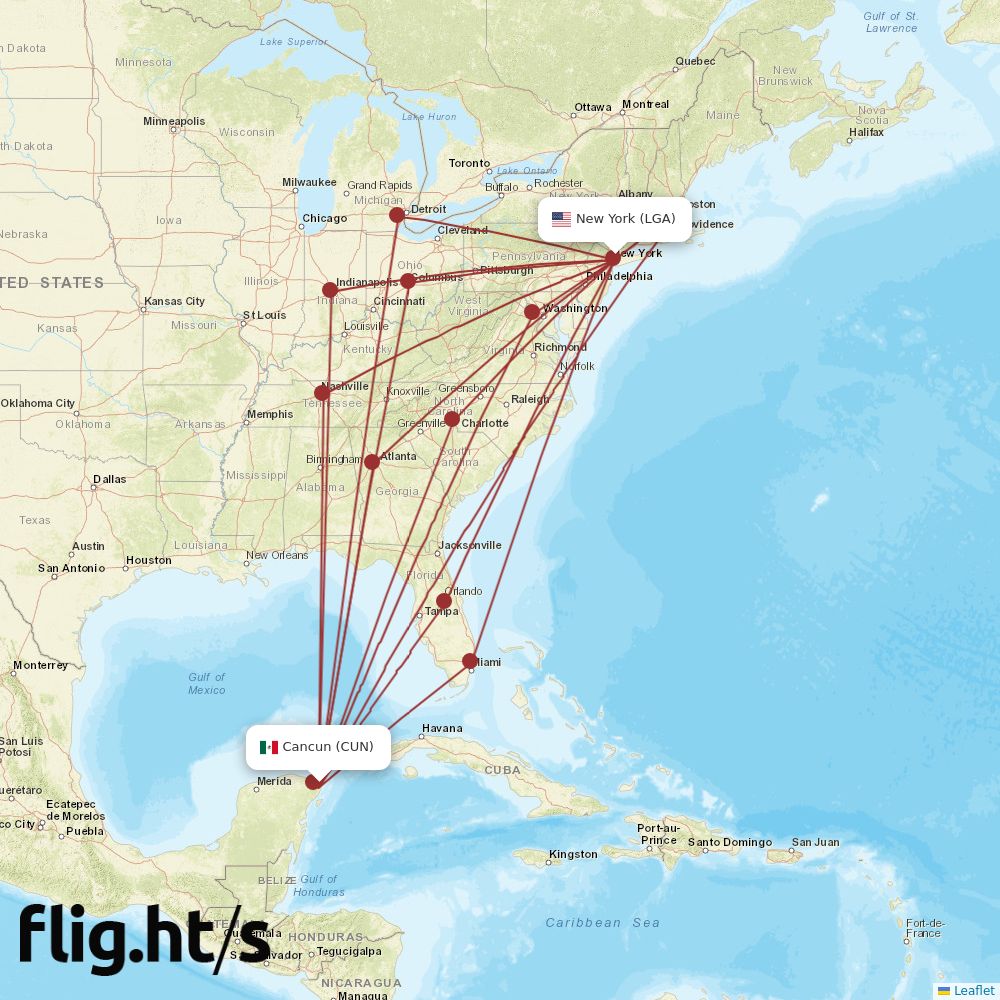 CUN-LGA