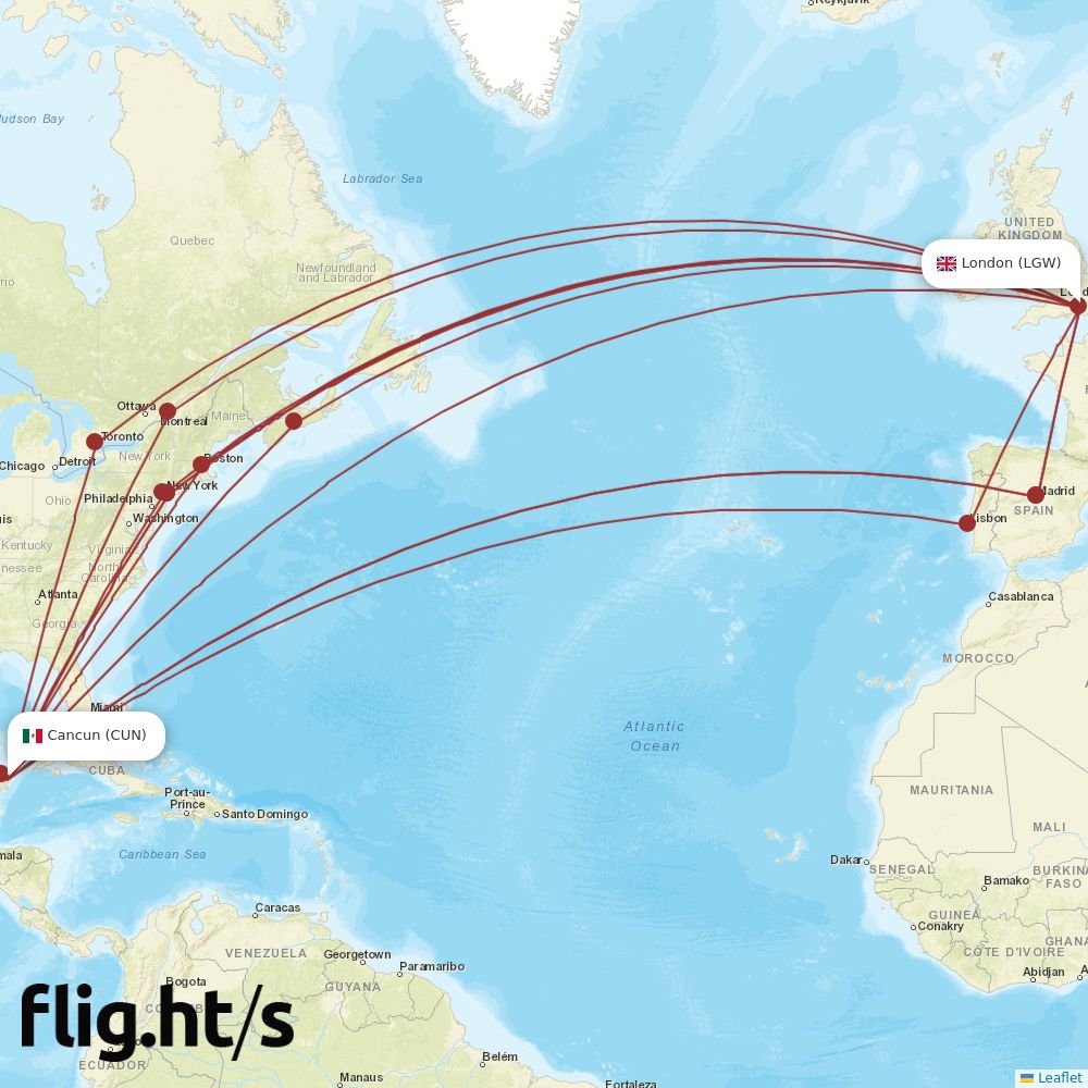CUN-LGW