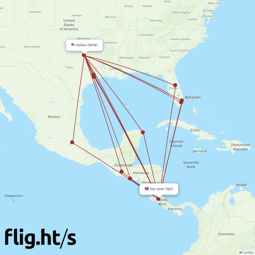 DFW-SJO