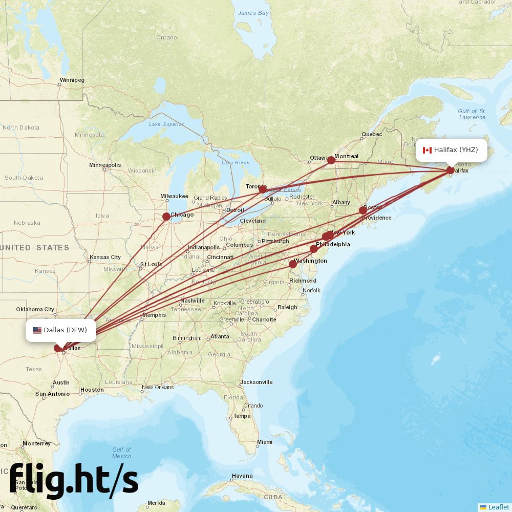 DFW-YHZ