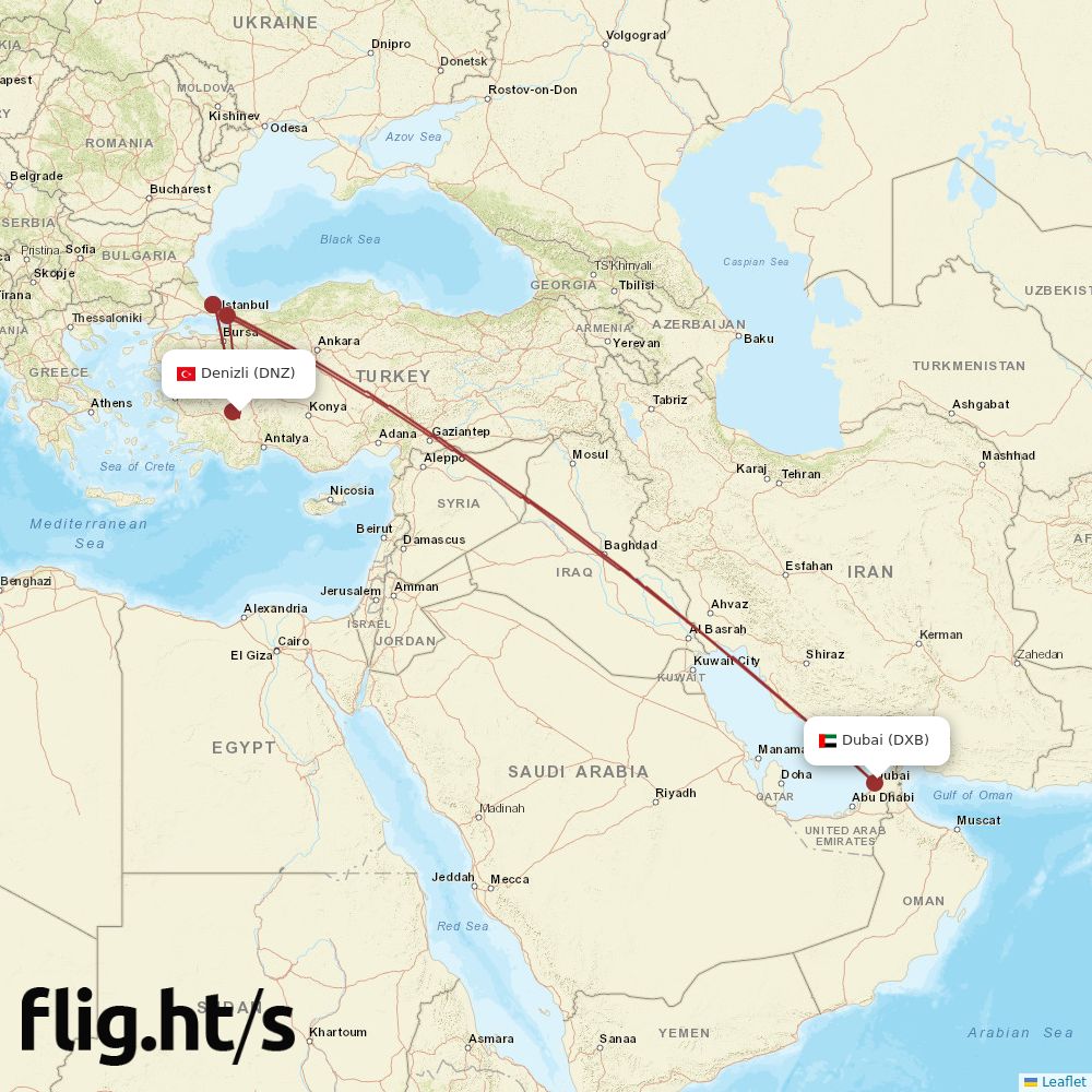 DNZ-DXB