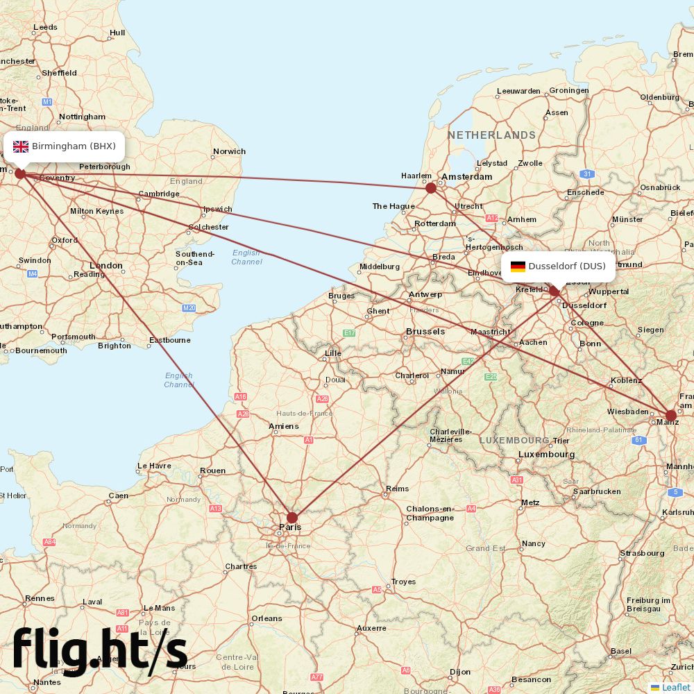 DUS-BHX