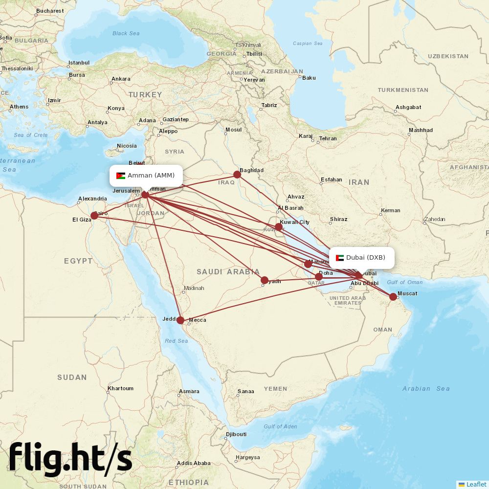 DXB-AMM