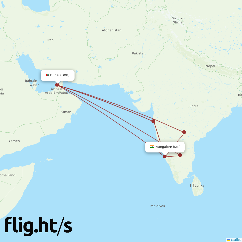 DXB-IXE