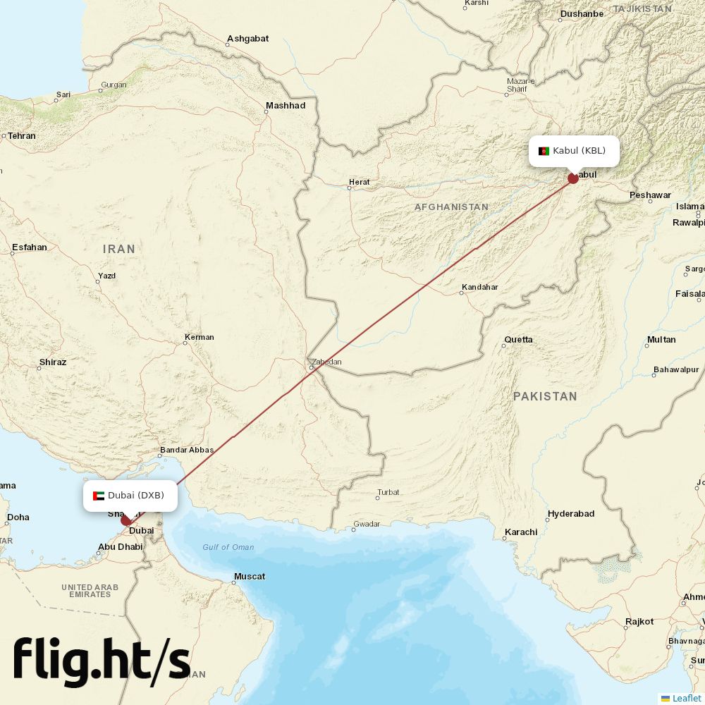 DXB-KBL