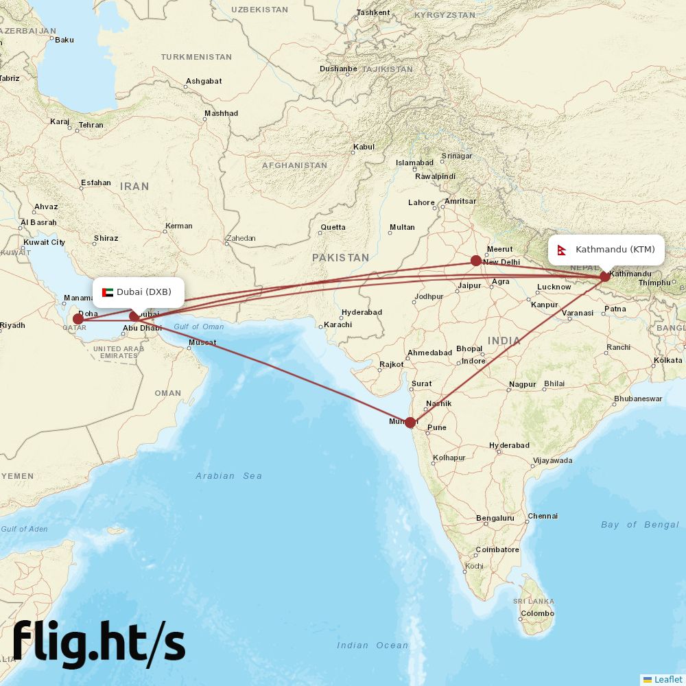 DXB-KTM