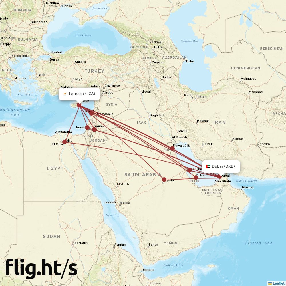 DXB-LCA