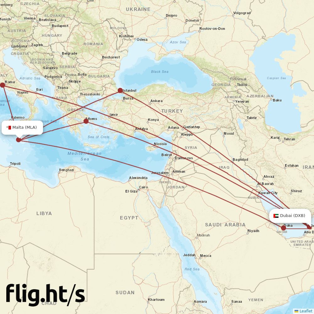 DXB-MLA