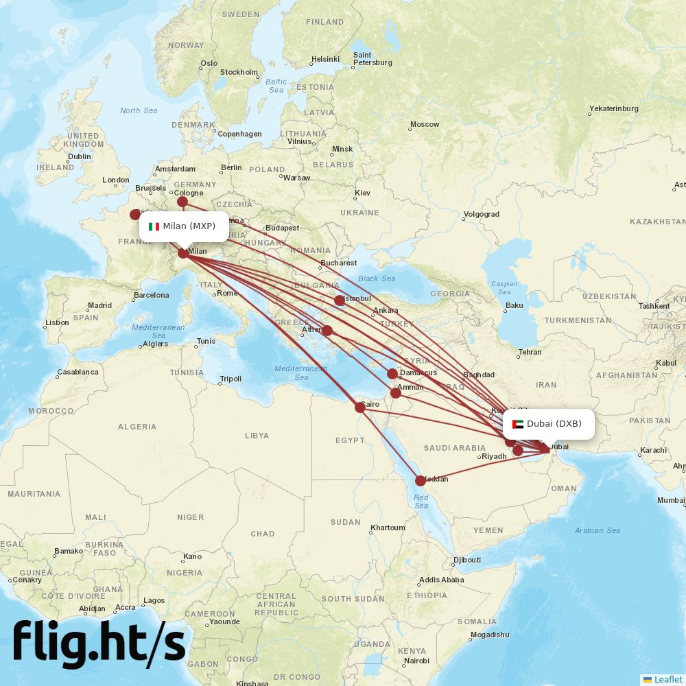 DXB-MXP