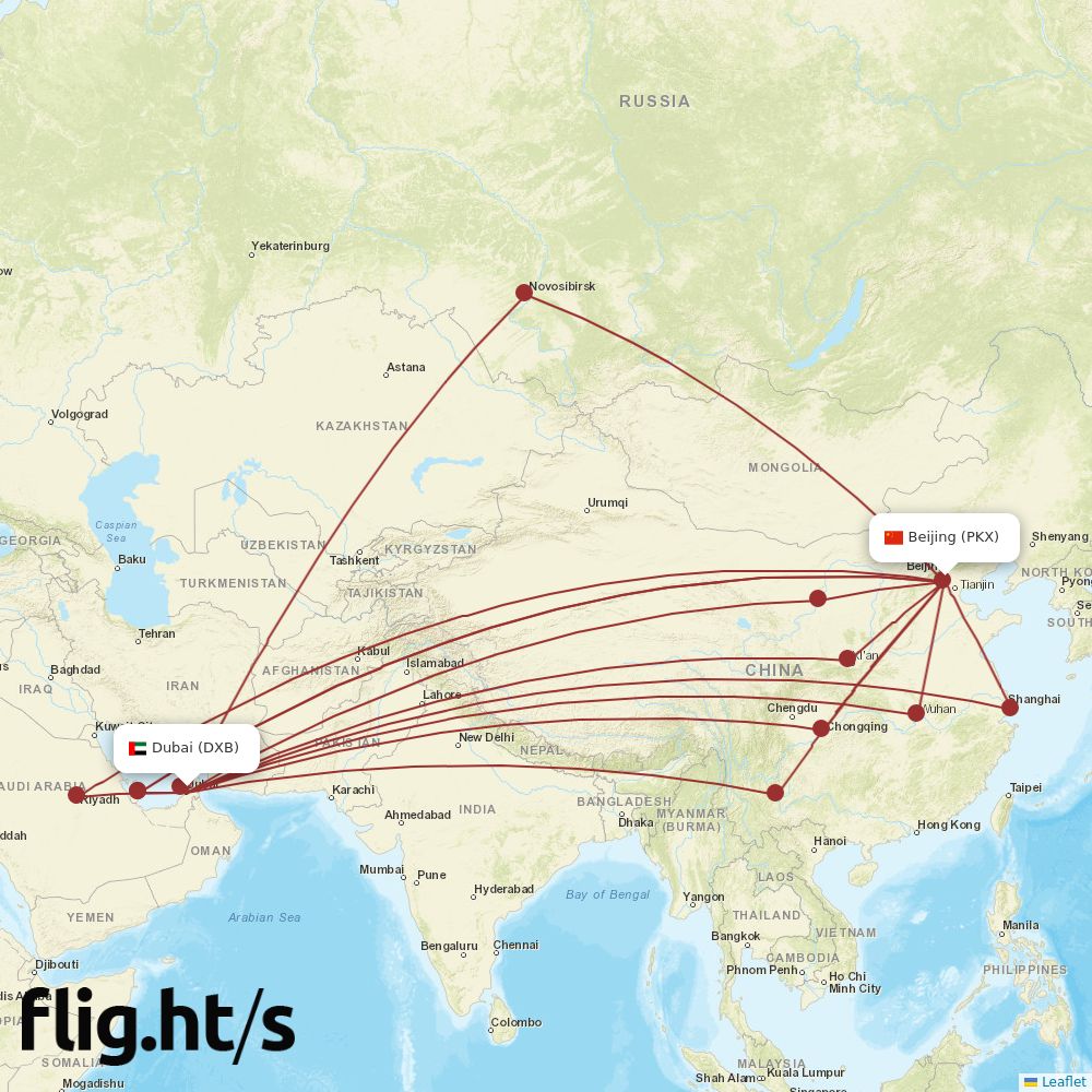 DXB-PKX
