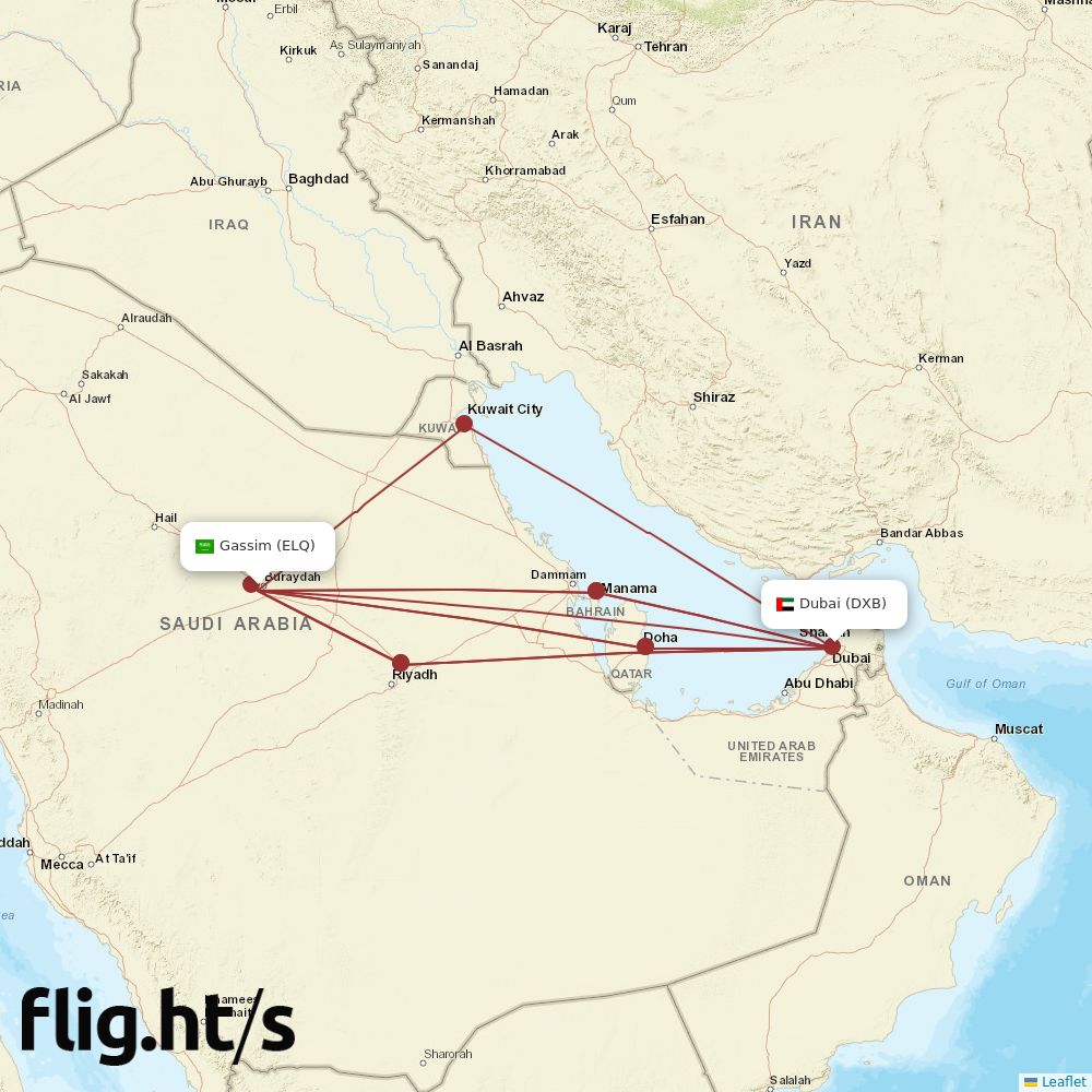 ELQ-DXB