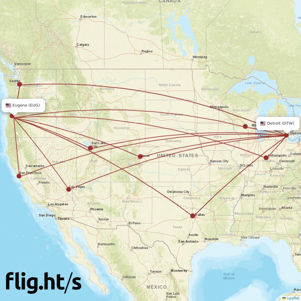 EUG-DTW