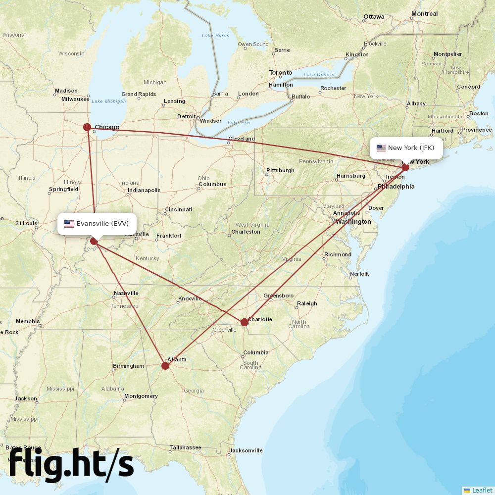EVV-JFK