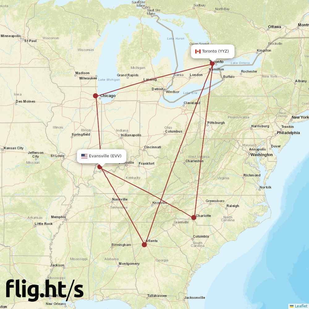 EVV-YYZ