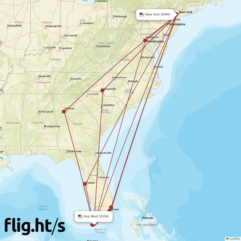EYW-EWR