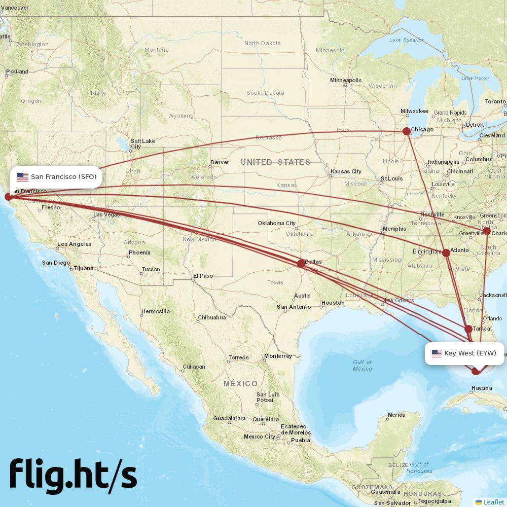 EYW-SFO