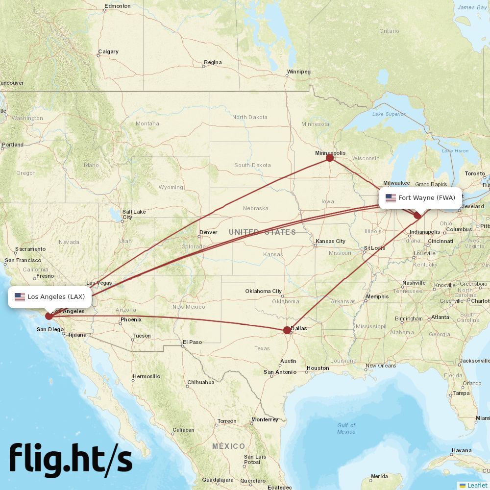 FWA-LAX