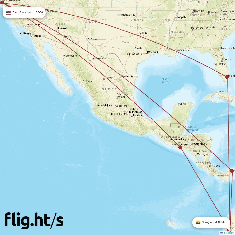GYE-SFO