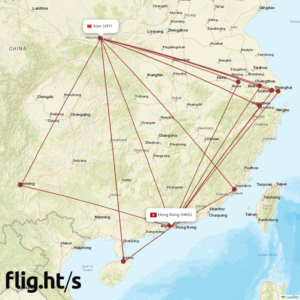 HKG-XIY
