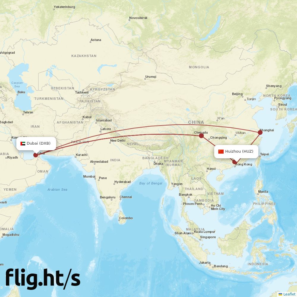 HUZ-DXB