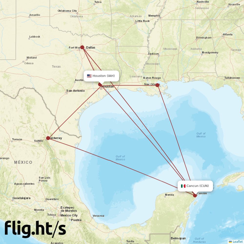 IAH-CUN