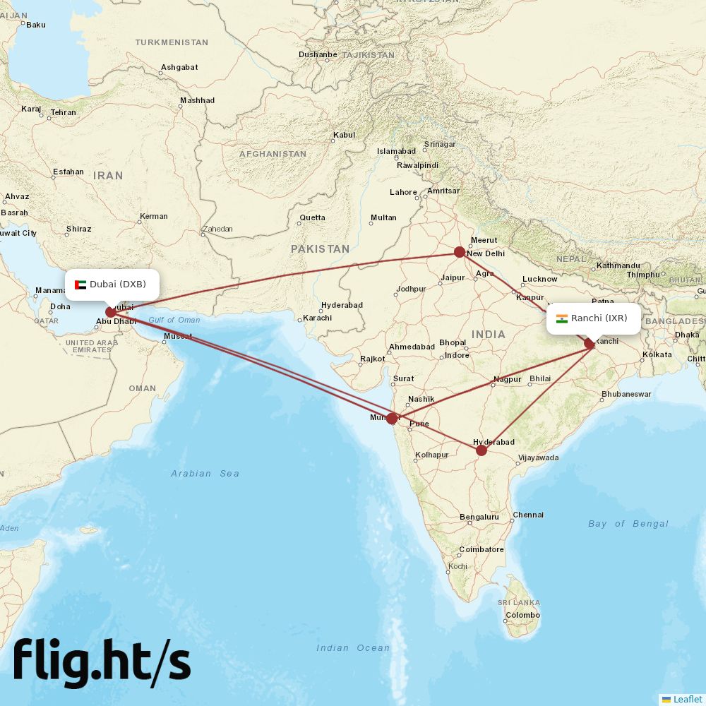 IXR-DXB