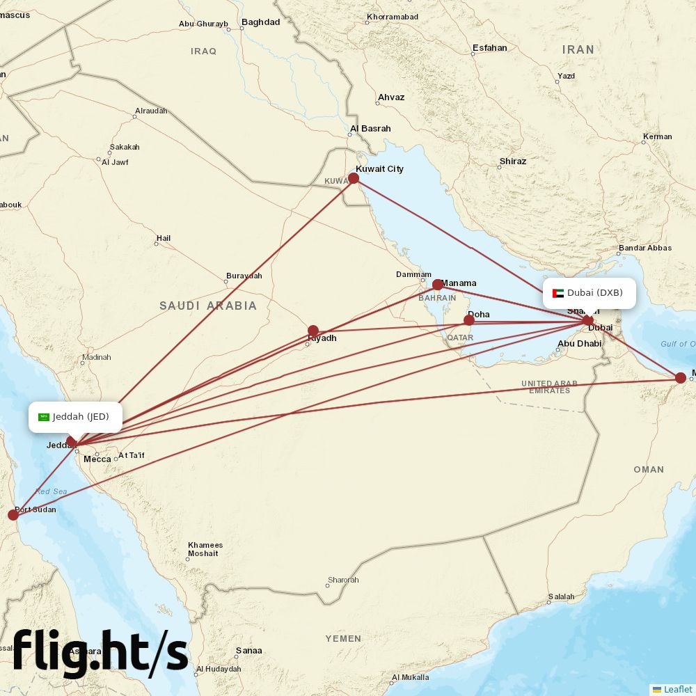 JED-DXB