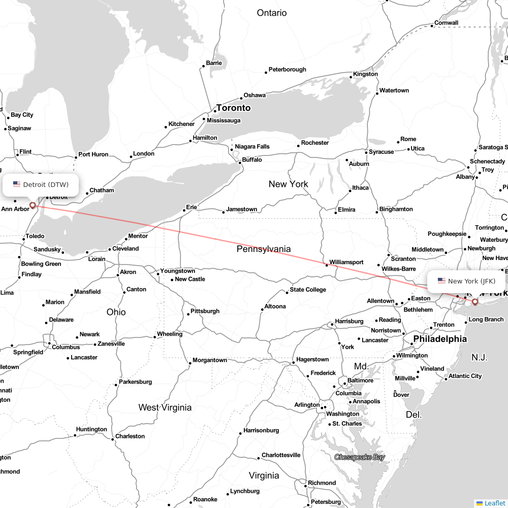 JFK-DTW