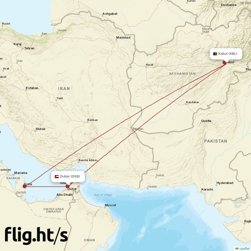 KBL-DXB
