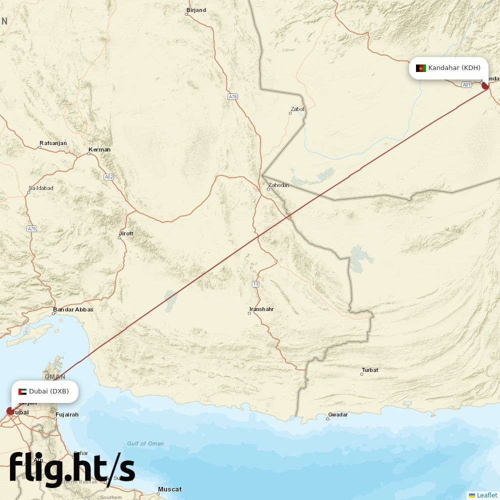 KDH-DXB