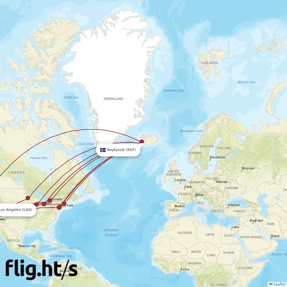 KEF-LAX