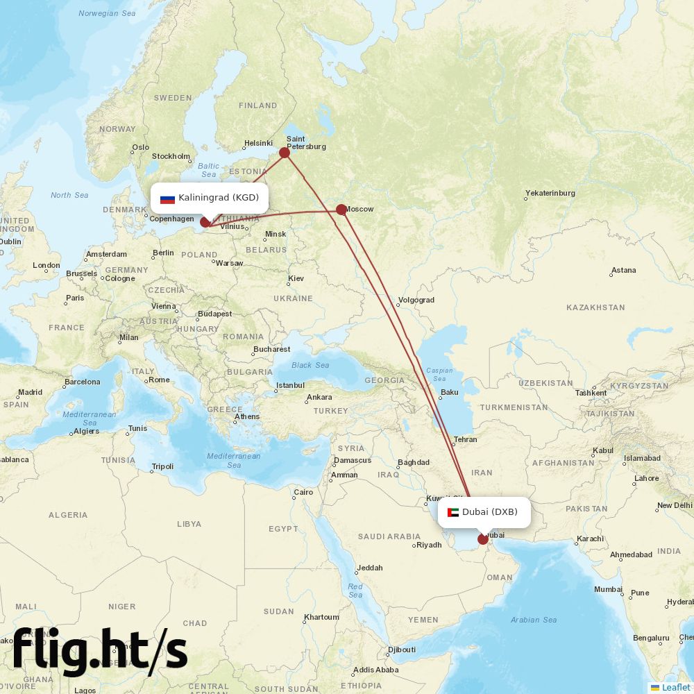 KGD-DXB