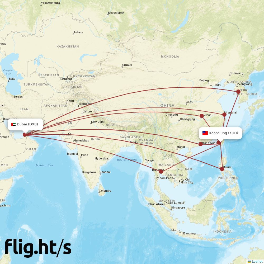 KHH-DXB