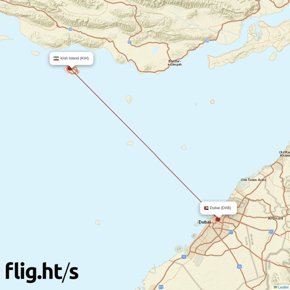 KIH-DXB