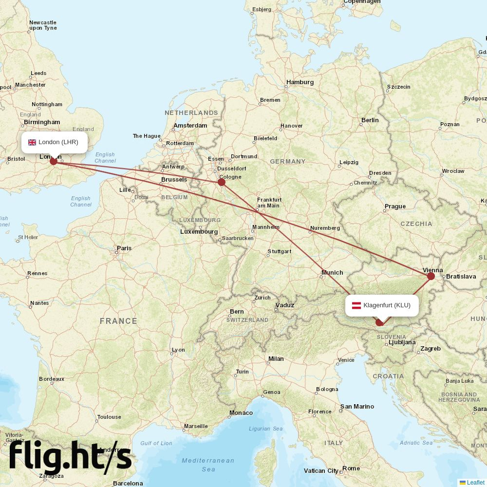 KLU-LHR