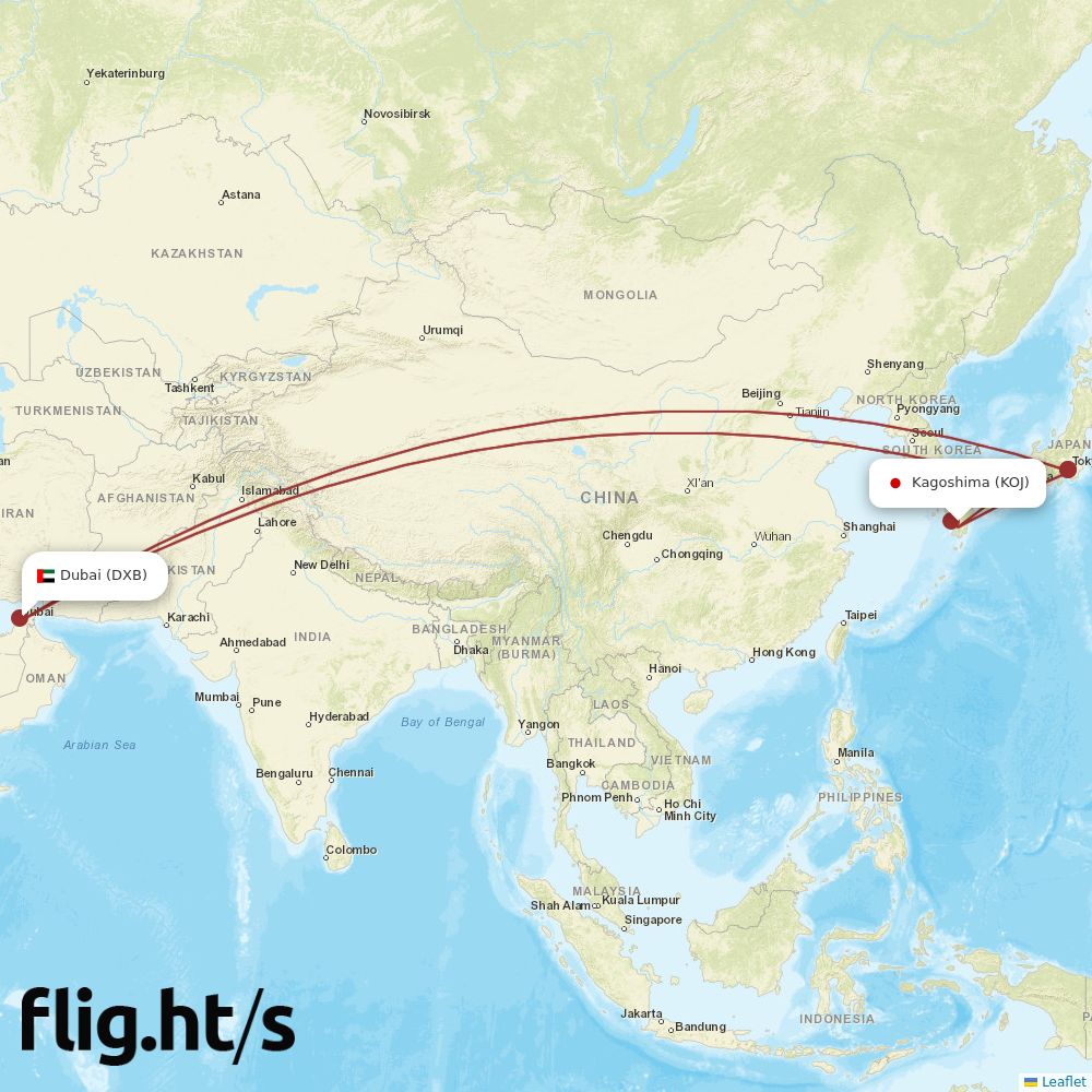 KOJ-DXB