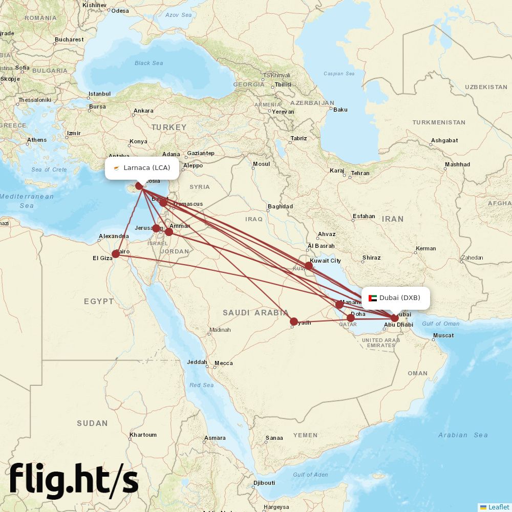 LCA-DXB