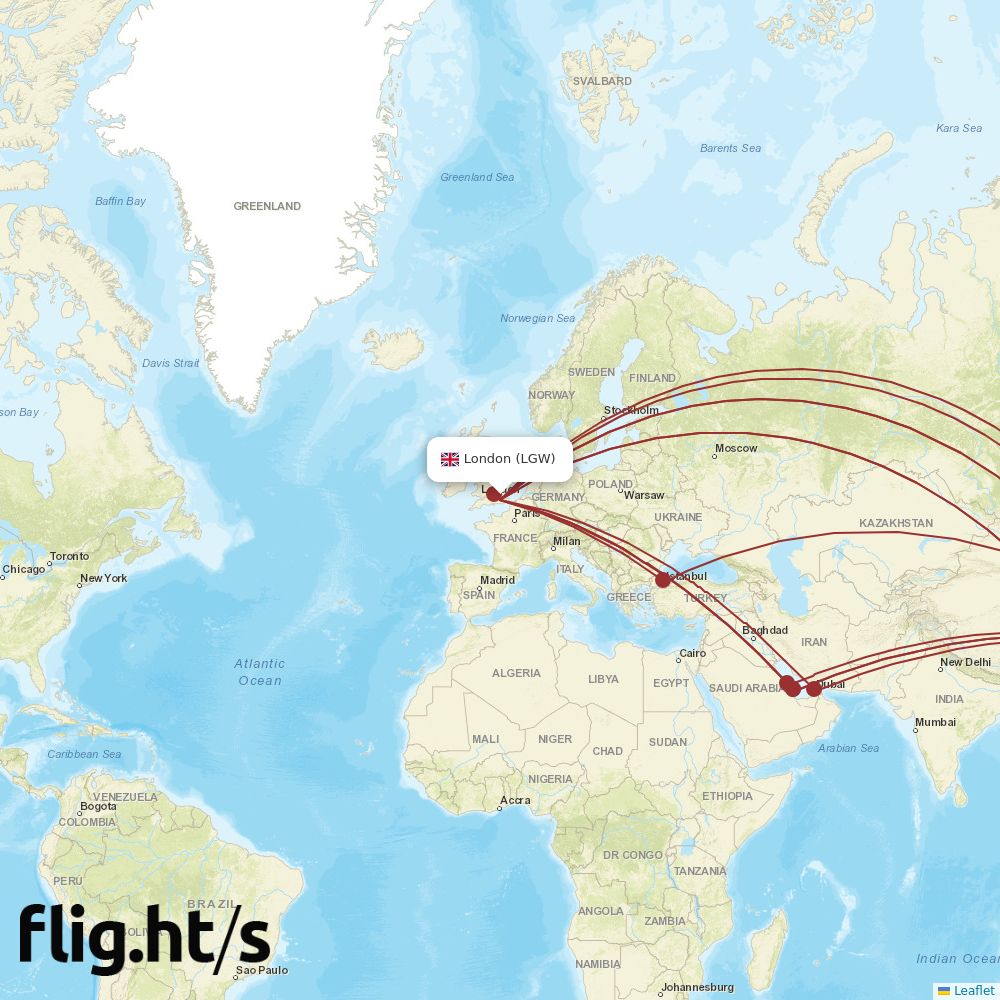 LGW-PVG