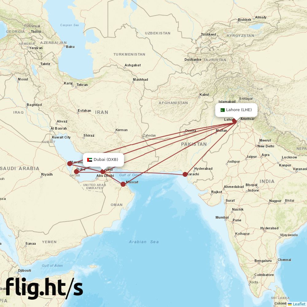 LHE-DXB