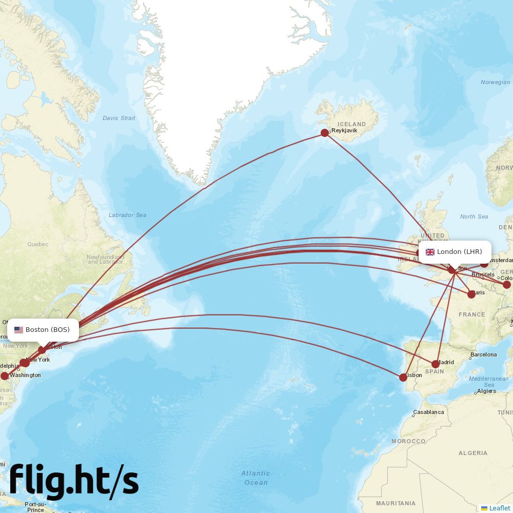 LHR-BOS