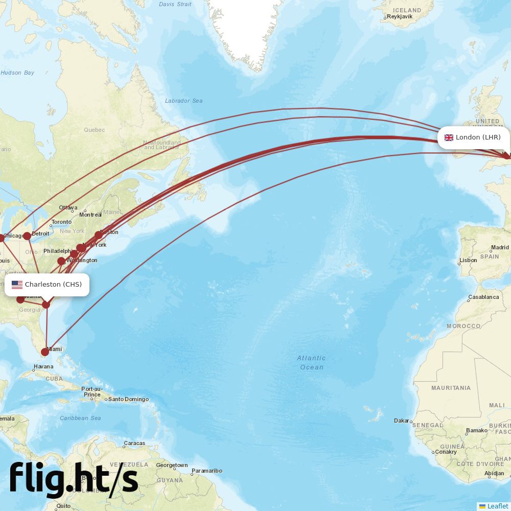 LHR-CHS