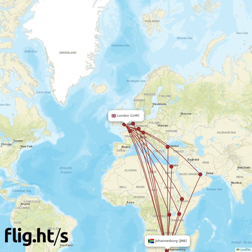 LHR-JNB