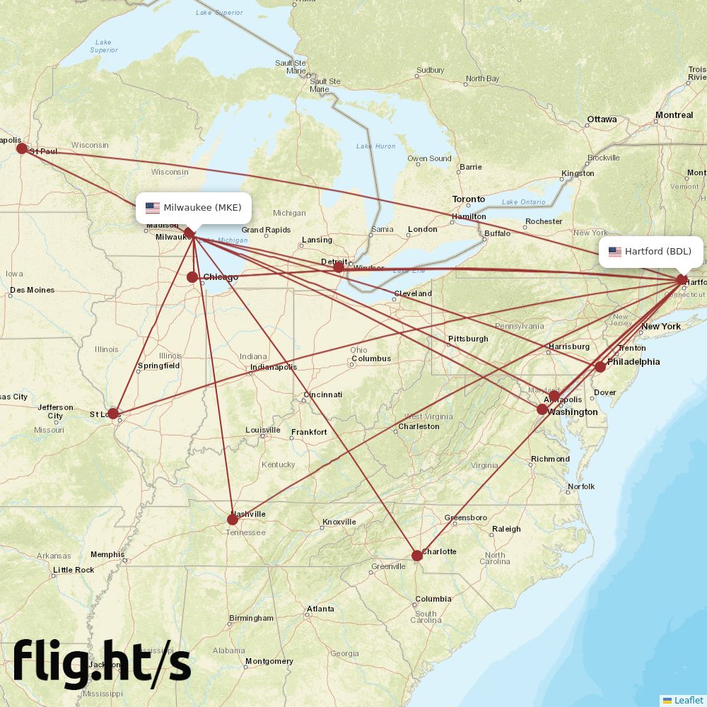 MKE-BDL