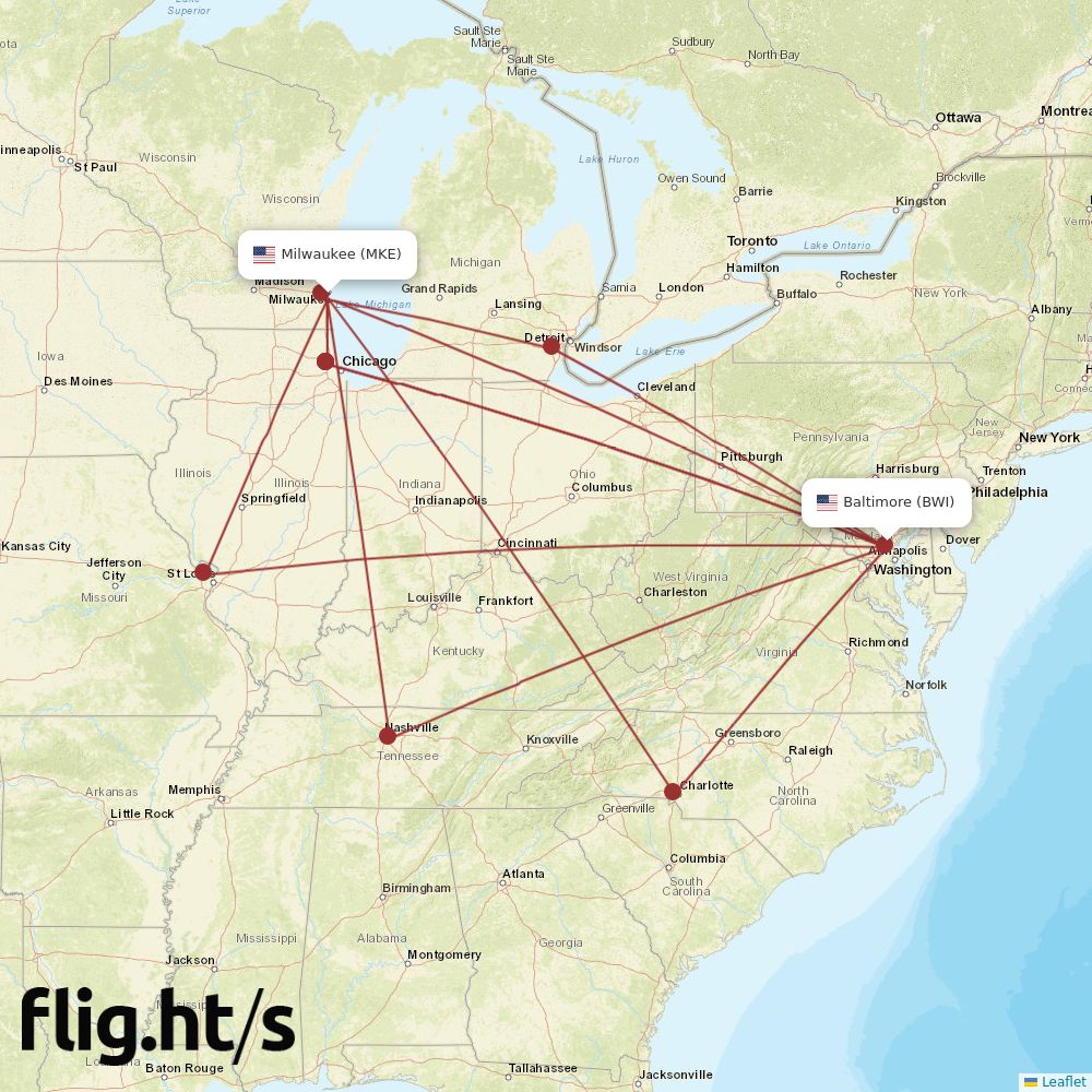 MKE-BWI
