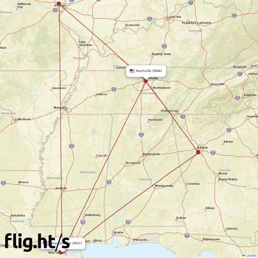 MSY-BNA