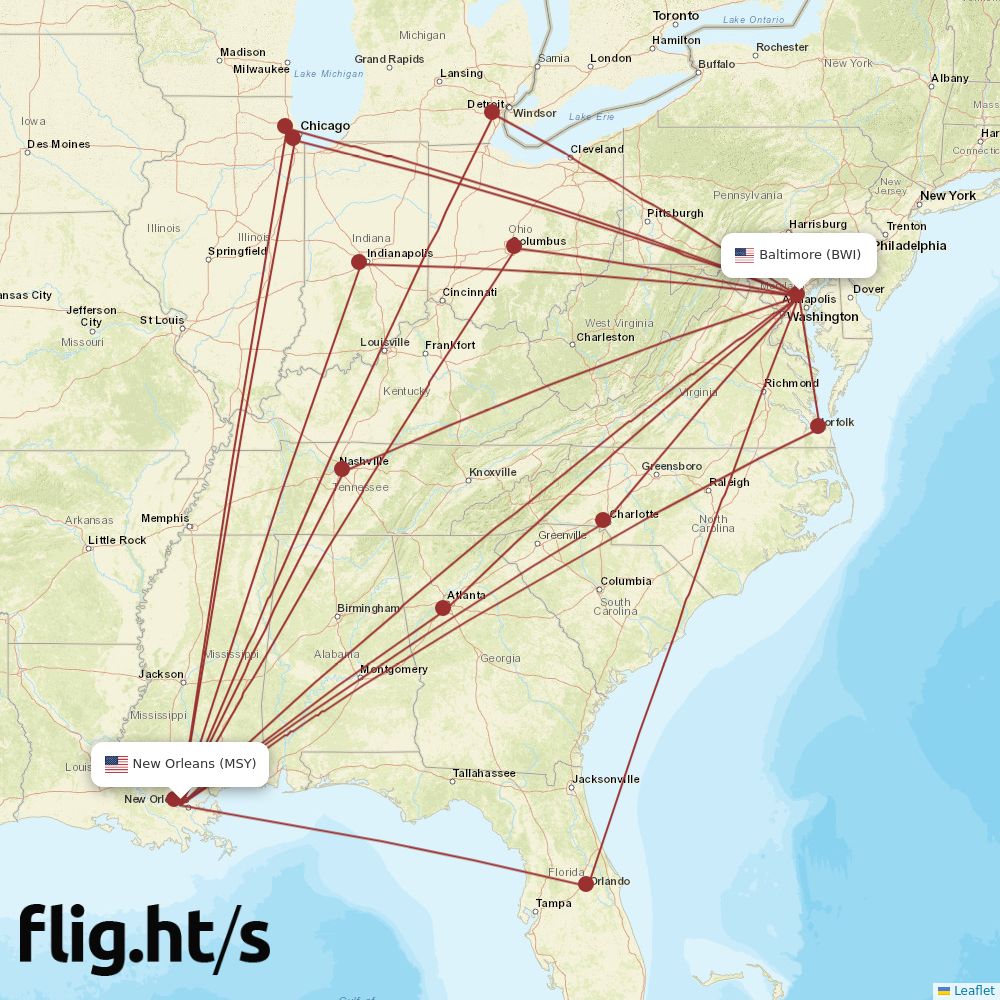 MSY-BWI
