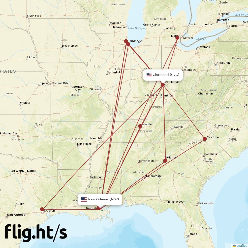 MSY-CVG